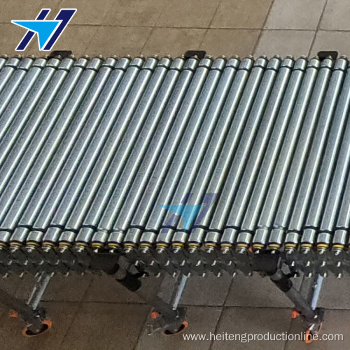 Container loading telescopic drum line